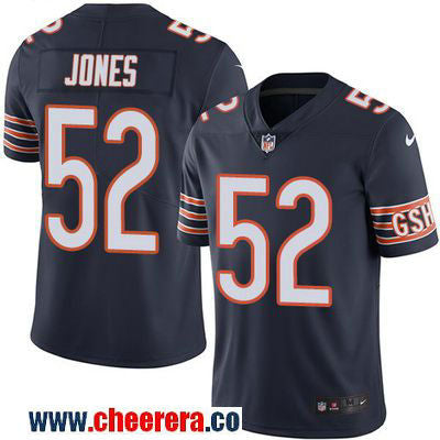 Christian Jones Chicago Bears navy Color Rush jersey