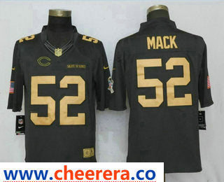 Khalil Mack Chicago Bears anthracite Salute To Service jersey