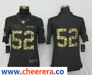 Khalil Mack Chicago Bears black Salute To Service jersey