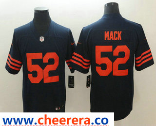 Khalil Mack Chicago Bears navy Vapor jersey