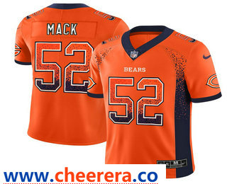 Khalil Mack Chicago Bears orange Color Rush jersey
