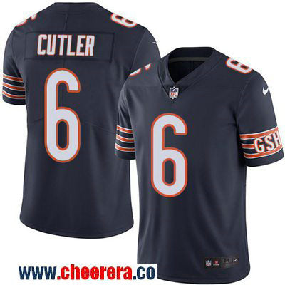 Jay Cutler Chicago Bears navy Color Rush jersey