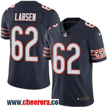 Ted Larsen Chicago Bears navy Color Rush jersey