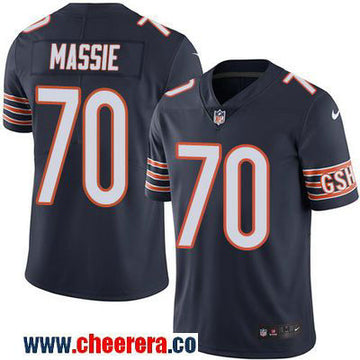 Bobby Massie Chicago Bears navy Color Rush jersey