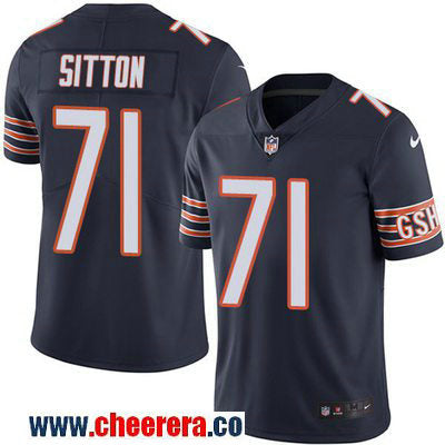 Josh Sitton Chicago Bears navy Color Rush jersey