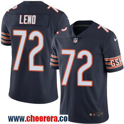 Charles Leno Chicago Bears navy Color Rush jersey