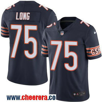 Kyle Long Chicago Bears navy Color Rush jersey