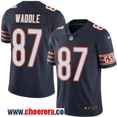 Tom Waddle Chicago Bears navy Color Rush jersey