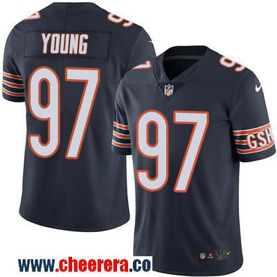Willie Young Chicago Bears navy Color Rush jersey