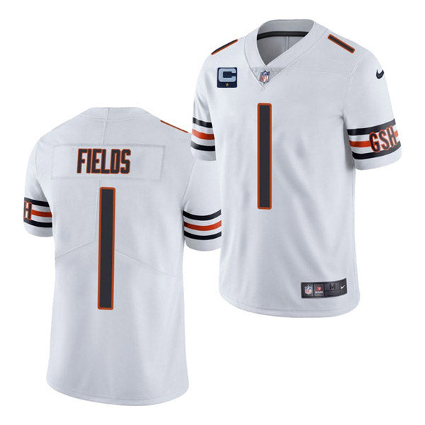 Chicago Bears white Vapor jersey