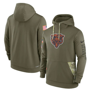 Chicago Bears olive Salute To Service jersey