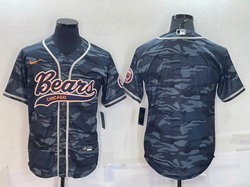 Blank Gray Chicago Bears camo Camo jersey