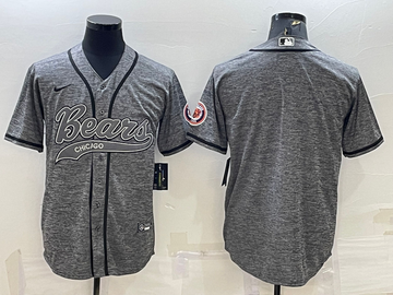 Custom Chicago Bears grey jersey