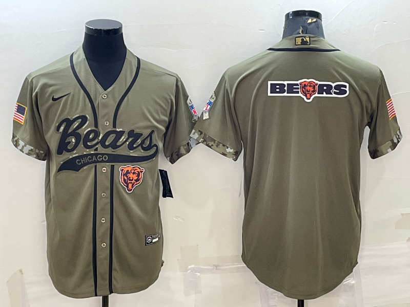 Chicago Bears olive Salute To Service jersey