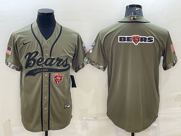 Chicago Bears olive Salute To Service jersey