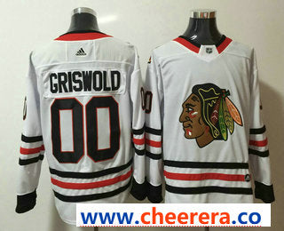Clark Griswold Chicago Blackhawks white jersey