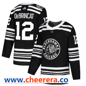 Alex DeBrincat Chicago Blackhawks black Winter Classic jersey