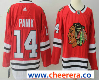Richard Panik Chicago Blackhawks red jersey