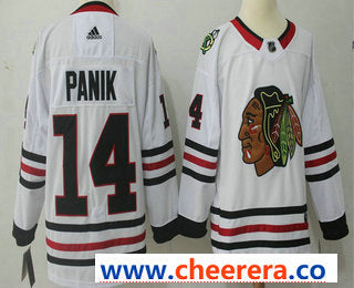 Richard Panik Chicago Blackhawks white jersey