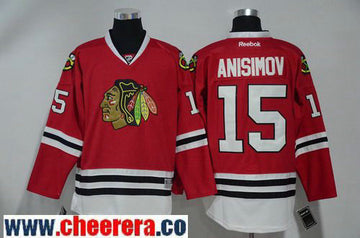 Artem Anisimov Chicago Blackhawks red Home jersey