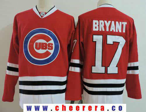 Kris Bryant Chicago Blackhawks red jersey