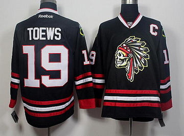 Jonathan Toews Chicago Blackhawks black Fashion jersey