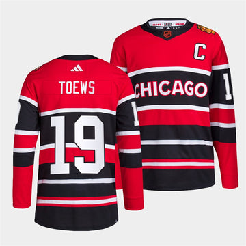 Jonathan Toews Chicago Blackhawks red Reverse Retro jersey