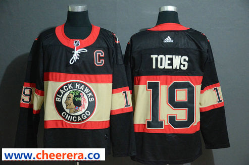 Jonthan Toews Chicago Blackhawks black Third jersey