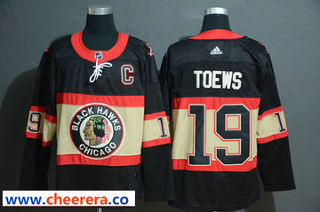 Jonthan Toews Chicago Blackhawks black Third jersey
