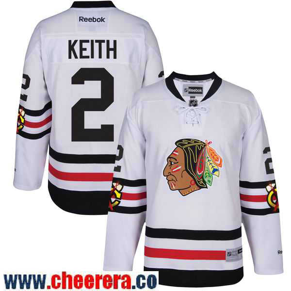 Duncan Keith Chicago Blackhawks white Winter Classic jersey