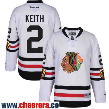 Duncan Keith Chicago Blackhawks white Winter Classic jersey