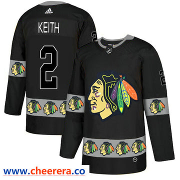 Duncan Keith Chicago Blackhawks black Fashion jersey
