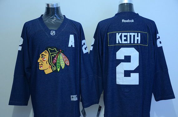 Duncan Keith Chicago Blackhawks navy Fashion jersey