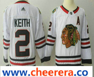 Duncan Keith Chicago Blackhawks white jersey