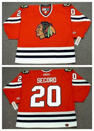 AL Secord Chicago Blackhawks Throwback jersey