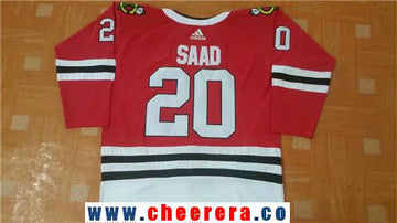 Brandon Saad Chicago Blackhawks red Home jersey