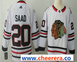 Brandon Saad Chicago Blackhawks white jersey
