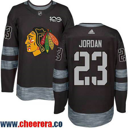 Michael Jordan Chicago Blackhawks black jersey