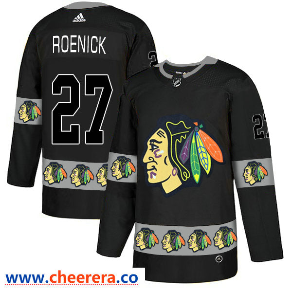 Jeremy Roenick Chicago Blackhawks black Fashion jersey