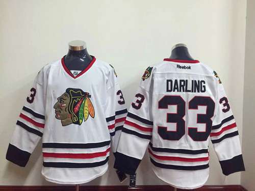 Scott Darling Chicago Blackhawks white jersey