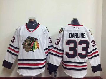 Scott Darling Chicago Blackhawks white jersey