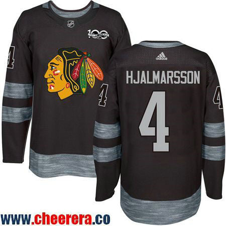 Niklas Hjalmarsson Chicago Blackhawks black jersey