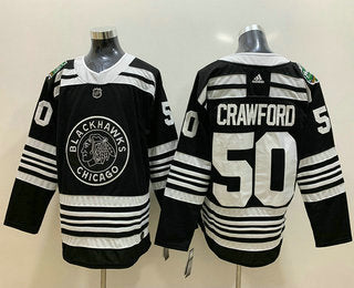 Corey Crawford Chicago Blackhawks black Winter Classic jersey