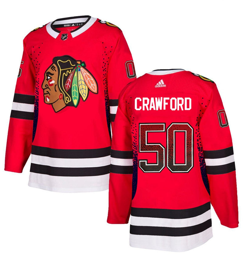 Corey Crawford Chicago Blackhawks red Fashion jersey
