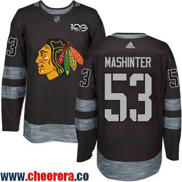 Brandon Mashinter Chicago Blackhawks black jersey