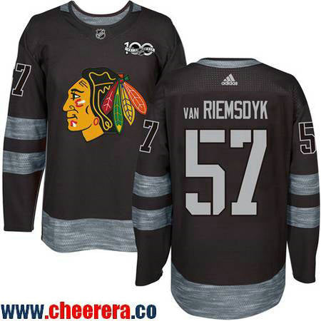 Trevor Van Riemsdyk Chicago Blackhawks black jersey