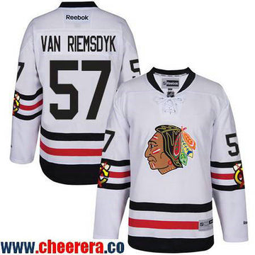 Trevor Van Riemsdyk Chicago Blackhawks white Winter Classic jersey
