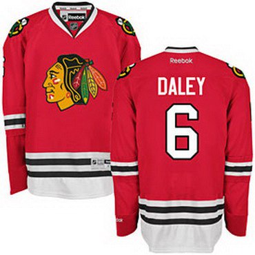 Trevor Daley Chicago Blackhawks red Home jersey