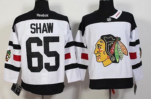 Andrew Shaw Reebok Chicago Blackhawks white Stadium Series jersey