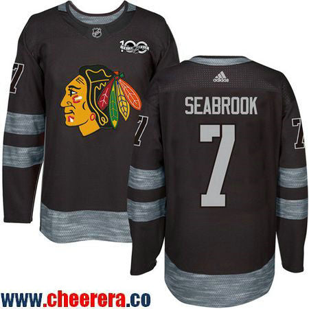Brent Seabrook Chicago Blackhawks black jersey